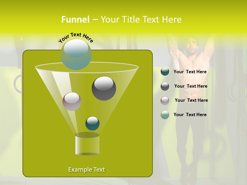 Gym Ring Muscular PowerPoint Template
