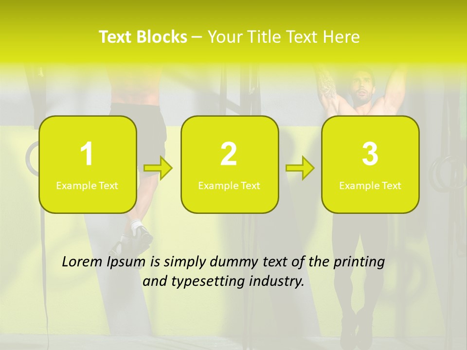 Gym Ring Muscular PowerPoint Template