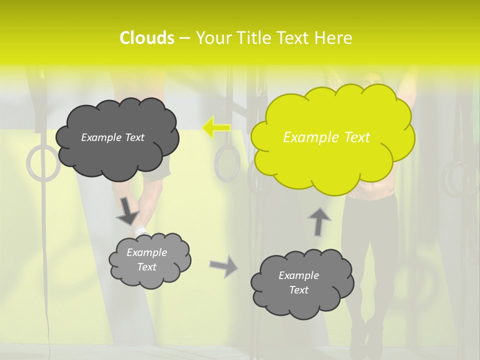 Gym Ring Muscular PowerPoint Template