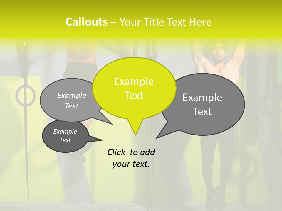 Gym Ring Muscular PowerPoint Template