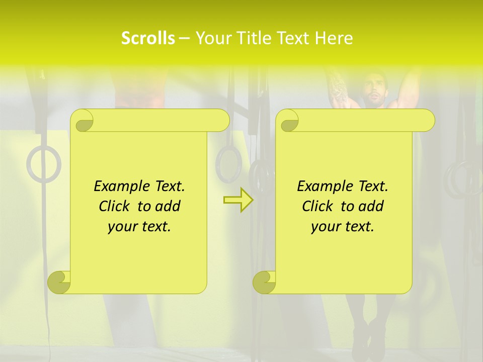 Gym Ring Muscular PowerPoint Template