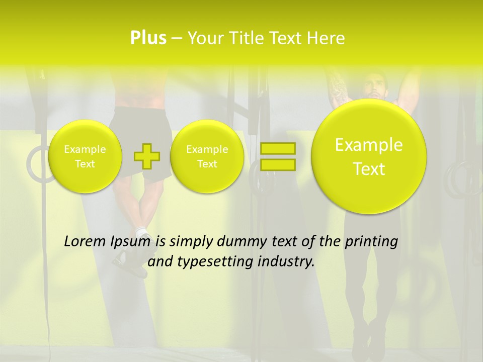 Gym Ring Muscular PowerPoint Template