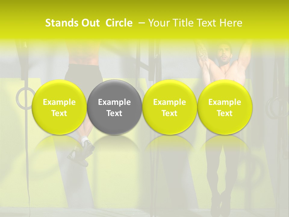 Gym Ring Muscular PowerPoint Template