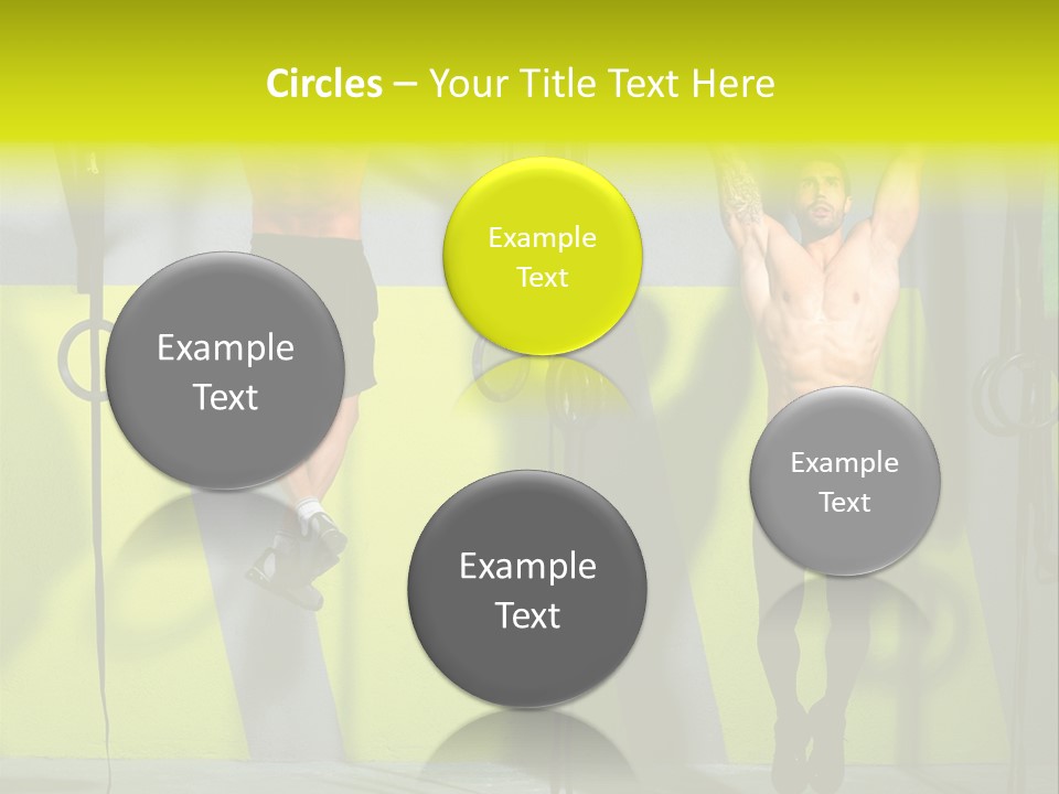 Gym Ring Muscular PowerPoint Template