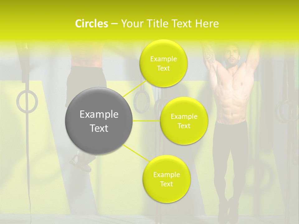Gym Ring Muscular PowerPoint Template