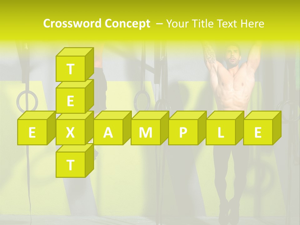 Gym Ring Muscular PowerPoint Template