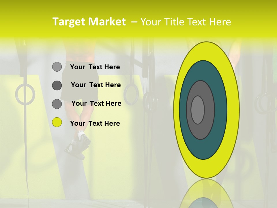 Gym Ring Muscular PowerPoint Template