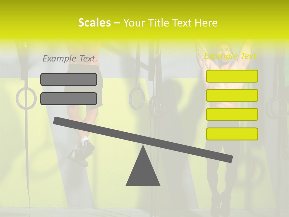 Gym Ring Muscular PowerPoint Template