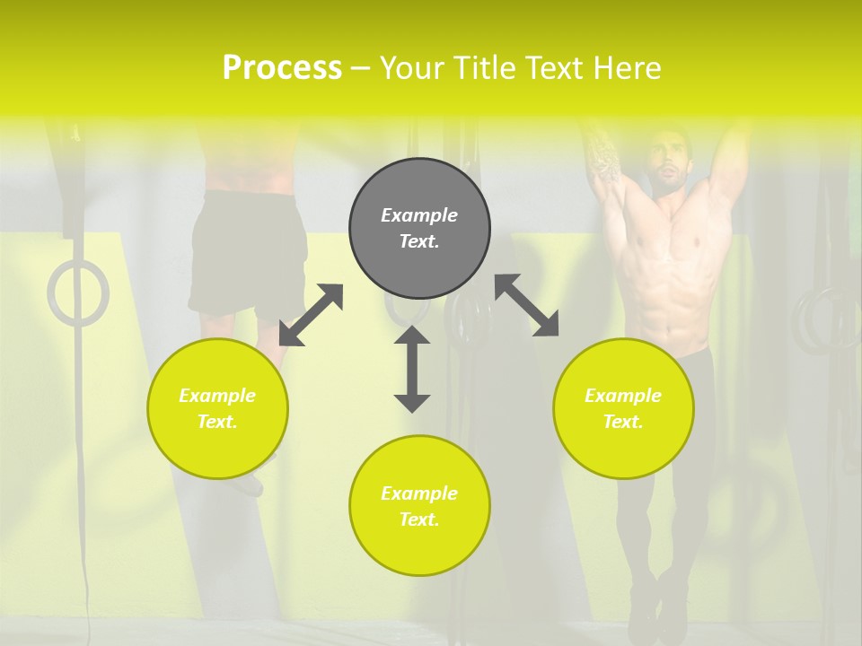 Gym Ring Muscular PowerPoint Template