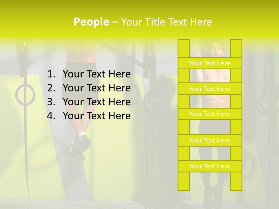 Gym Ring Muscular PowerPoint Template