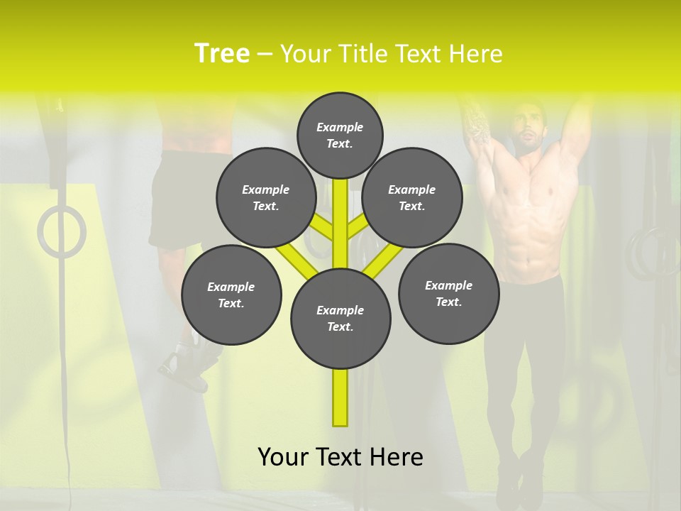 Gym Ring Muscular PowerPoint Template