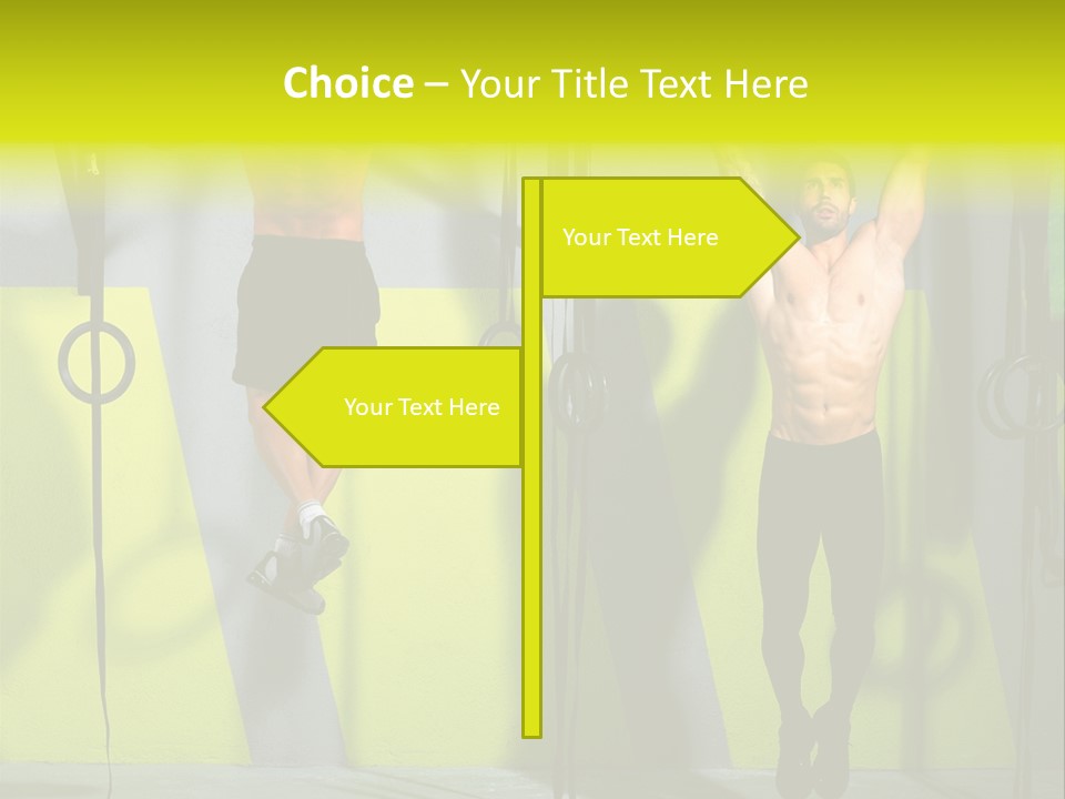 Gym Ring Muscular PowerPoint Template