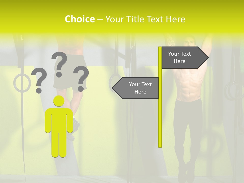 Gym Ring Muscular PowerPoint Template