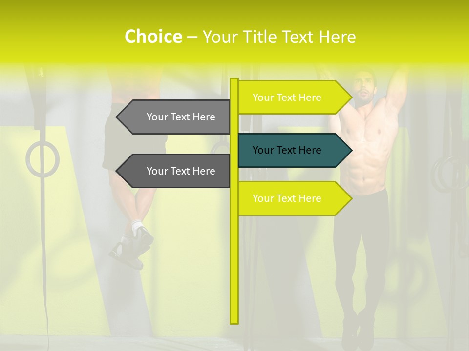 Gym Ring Muscular PowerPoint Template