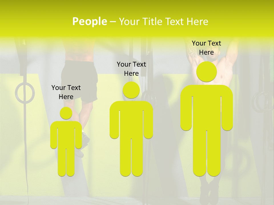 Gym Ring Muscular PowerPoint Template