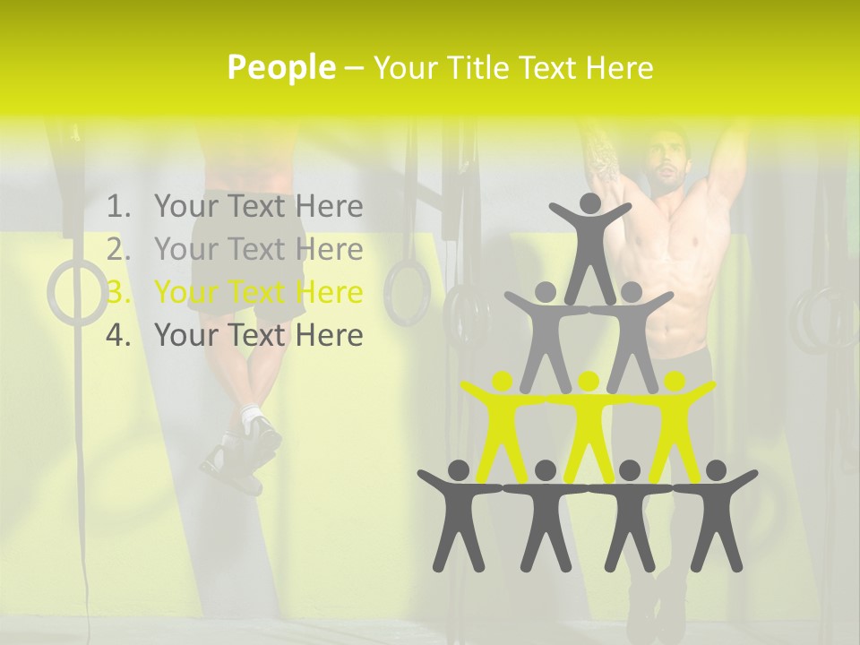 Gym Ring Muscular PowerPoint Template