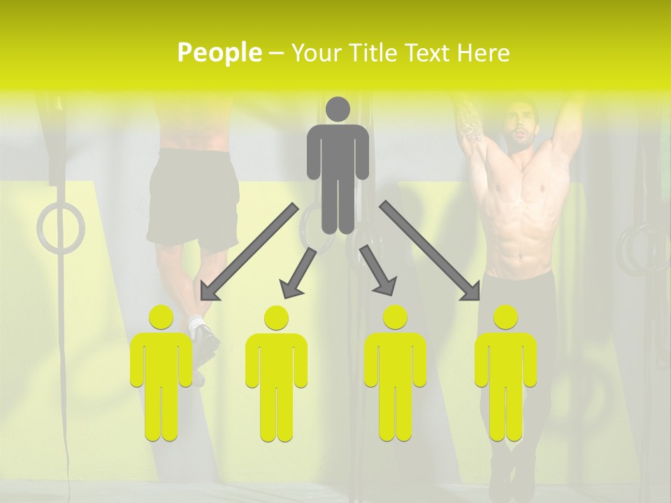 Gym Ring Muscular PowerPoint Template