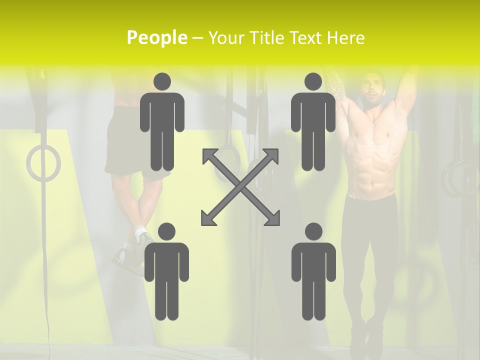 Gym Ring Muscular PowerPoint Template