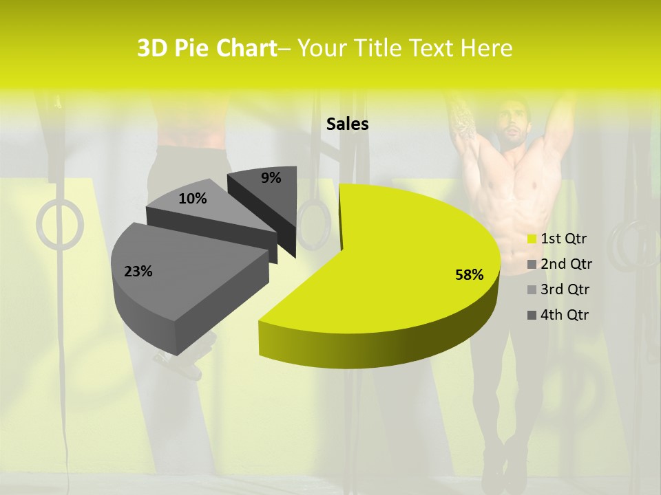 Gym Ring Muscular PowerPoint Template
