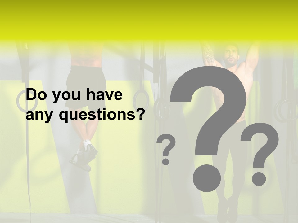 Gym Ring Muscular PowerPoint Template