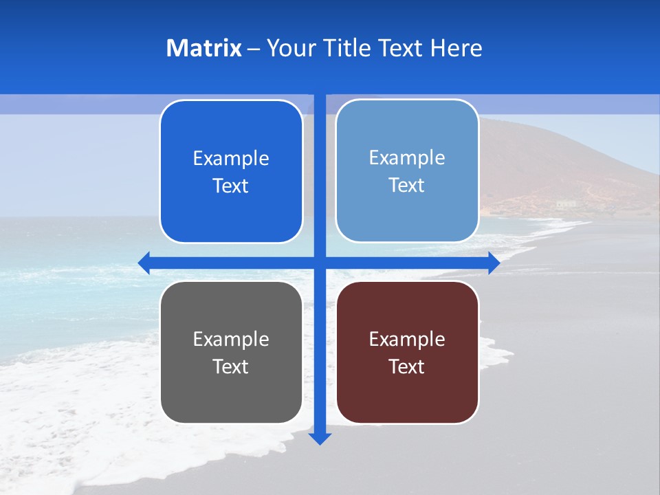 Africa Outdoor Sky PowerPoint Template
