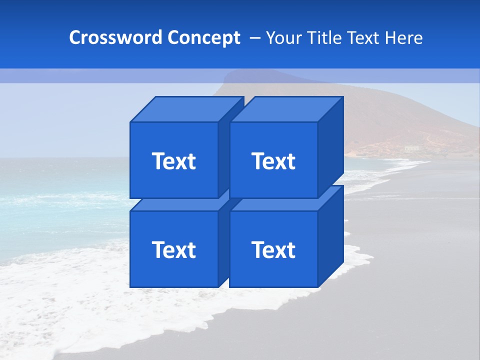 Africa Outdoor Sky PowerPoint Template