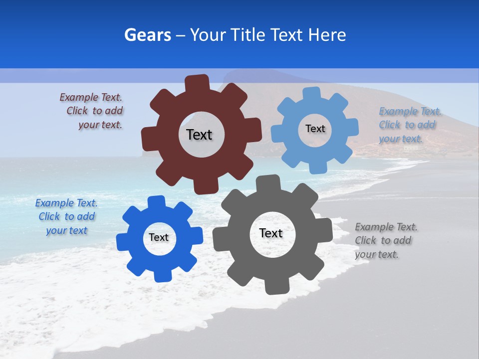 Africa Outdoor Sky PowerPoint Template