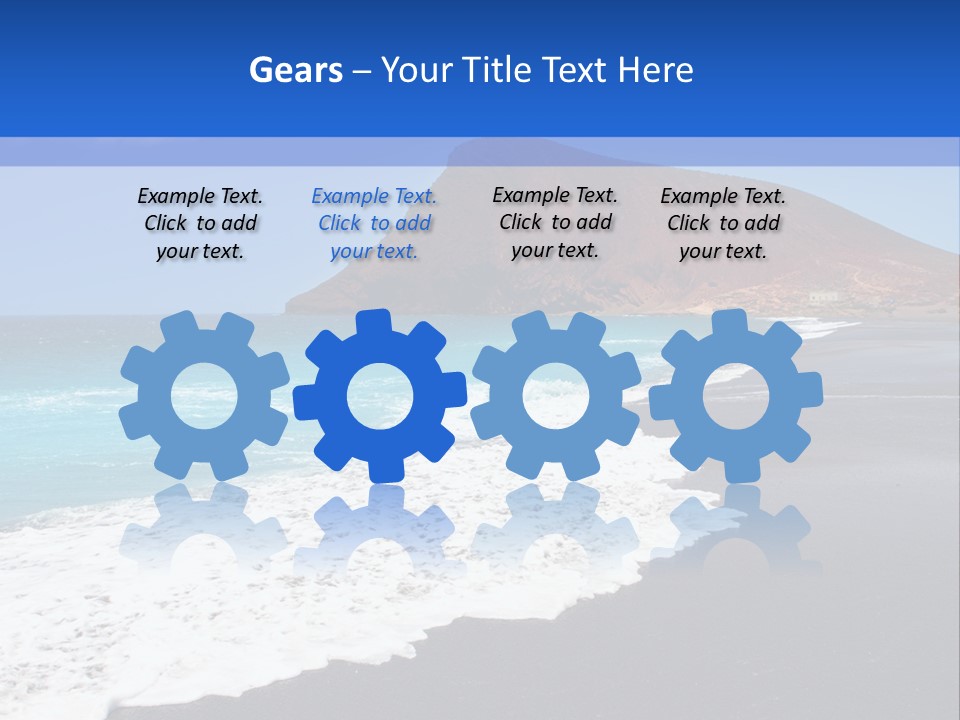 Africa Outdoor Sky PowerPoint Template