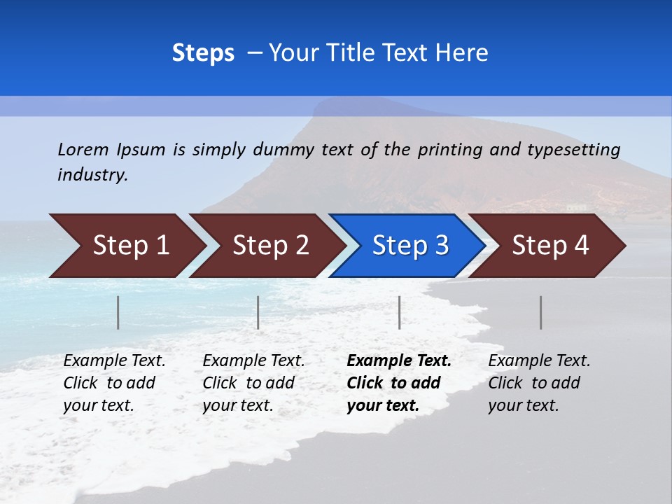 Africa Outdoor Sky PowerPoint Template