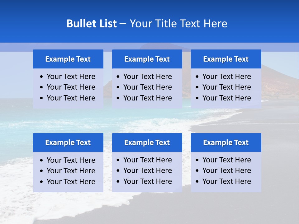 Africa Outdoor Sky PowerPoint Template
