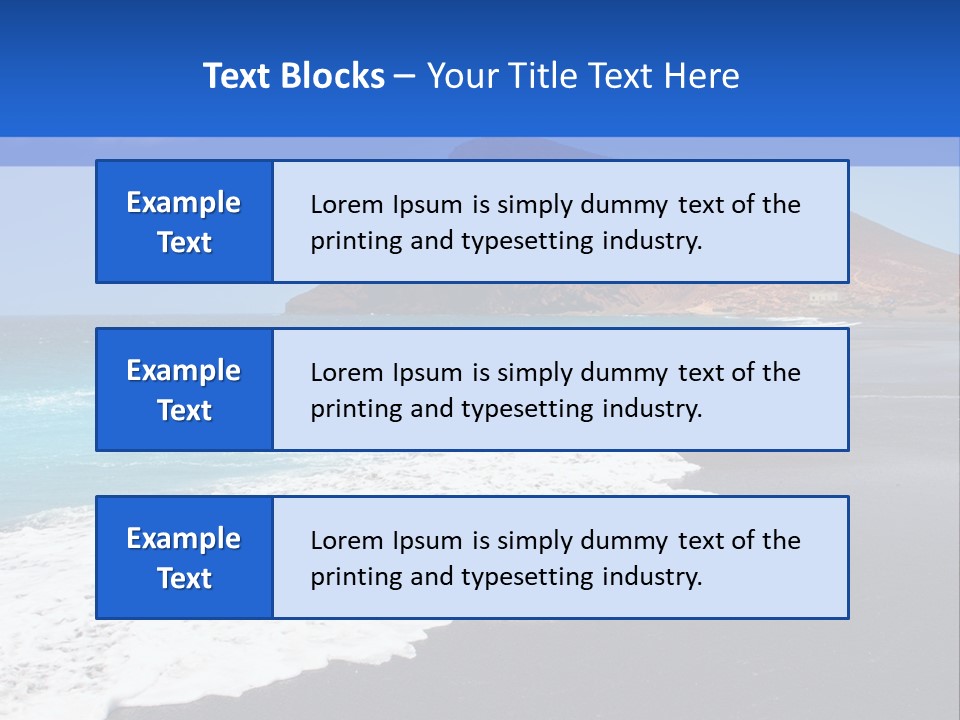 Africa Outdoor Sky PowerPoint Template