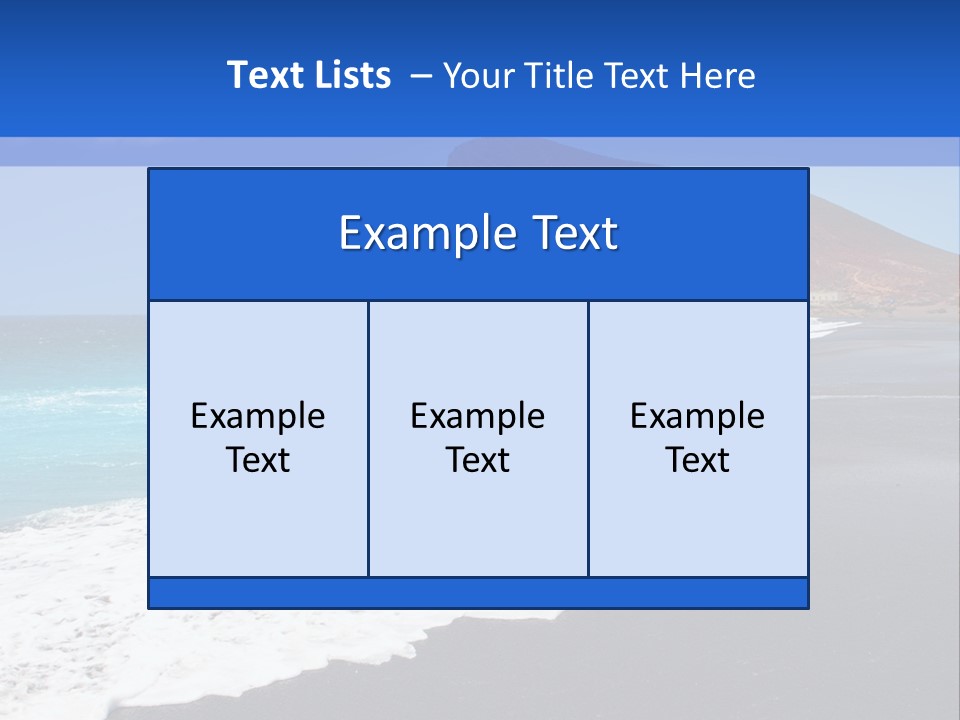 Africa Outdoor Sky PowerPoint Template