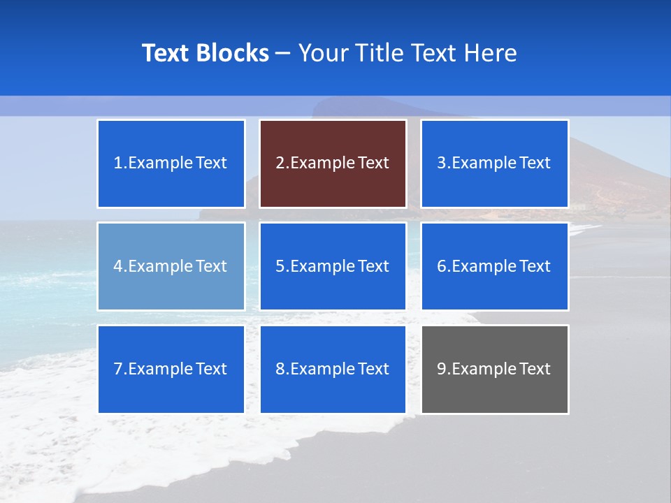 Africa Outdoor Sky PowerPoint Template