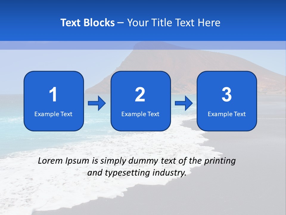 Africa Outdoor Sky PowerPoint Template