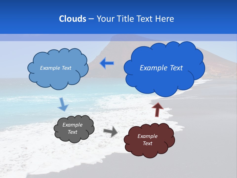 Africa Outdoor Sky PowerPoint Template