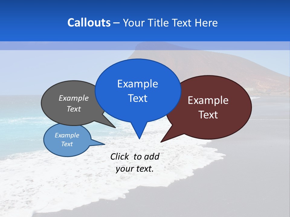 Africa Outdoor Sky PowerPoint Template