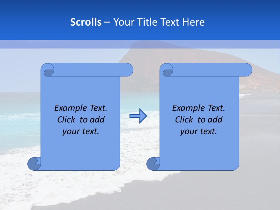 Africa Outdoor Sky PowerPoint Template