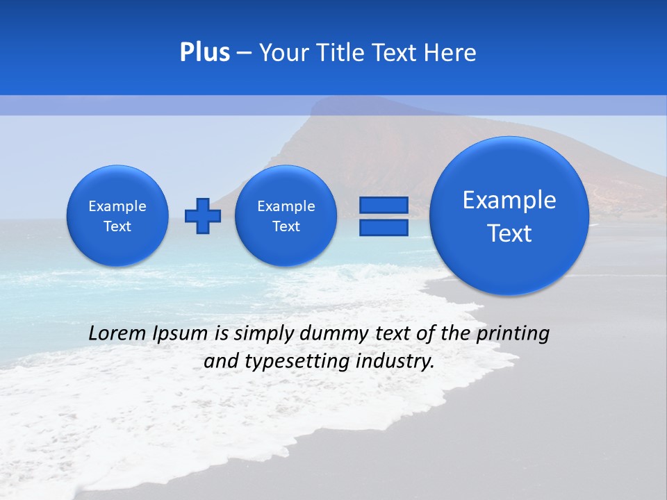 Africa Outdoor Sky PowerPoint Template