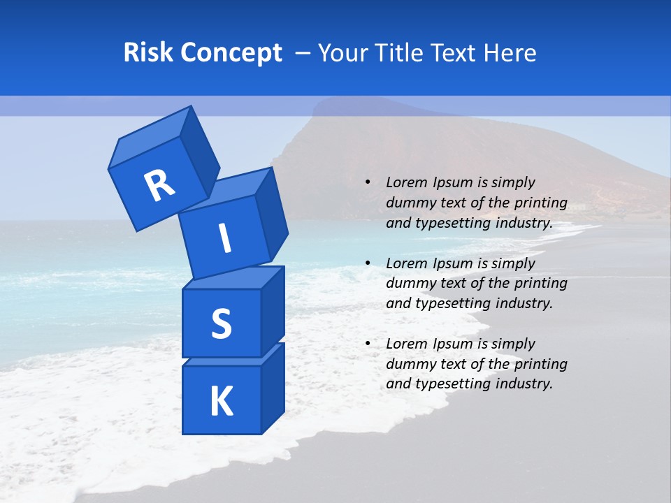 Africa Outdoor Sky PowerPoint Template