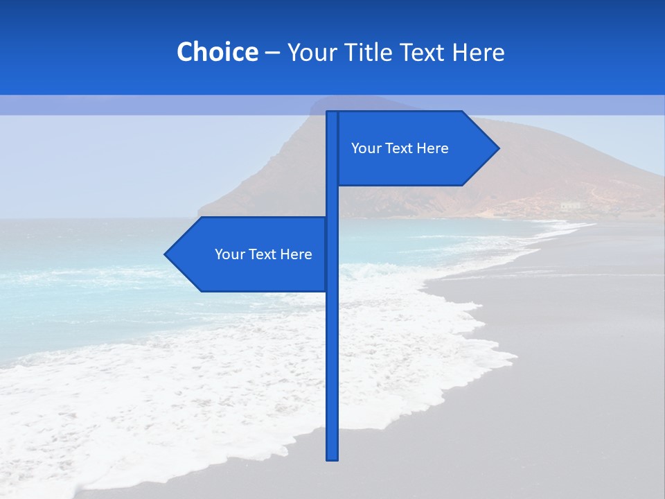 Africa Outdoor Sky PowerPoint Template