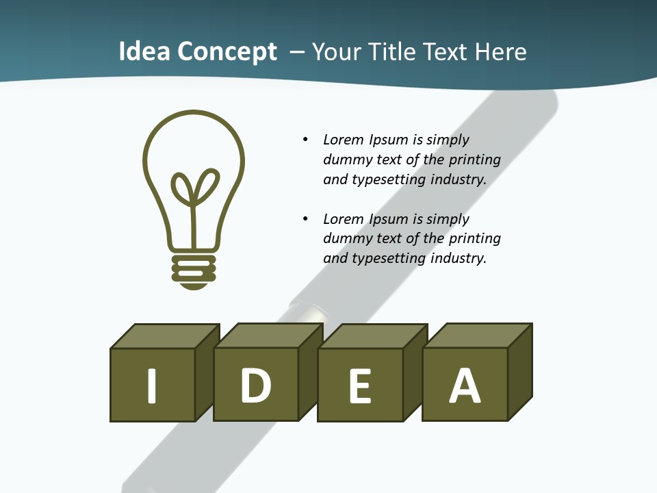 Abuse Bad Battery PowerPoint Template