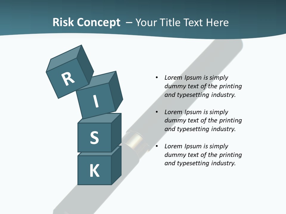 Abuse Bad Battery PowerPoint Template