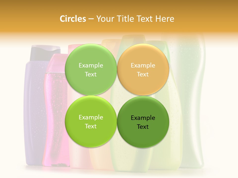 Bottle Liquid Hygiene PowerPoint Template