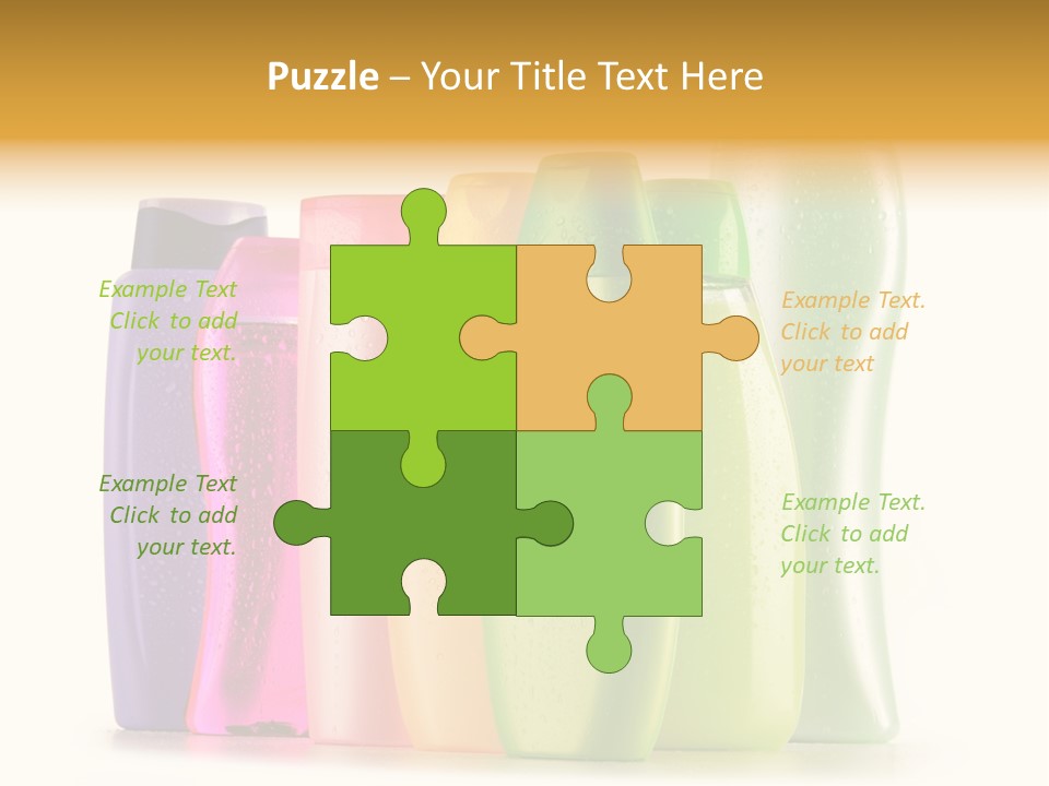 Bottle Liquid Hygiene PowerPoint Template