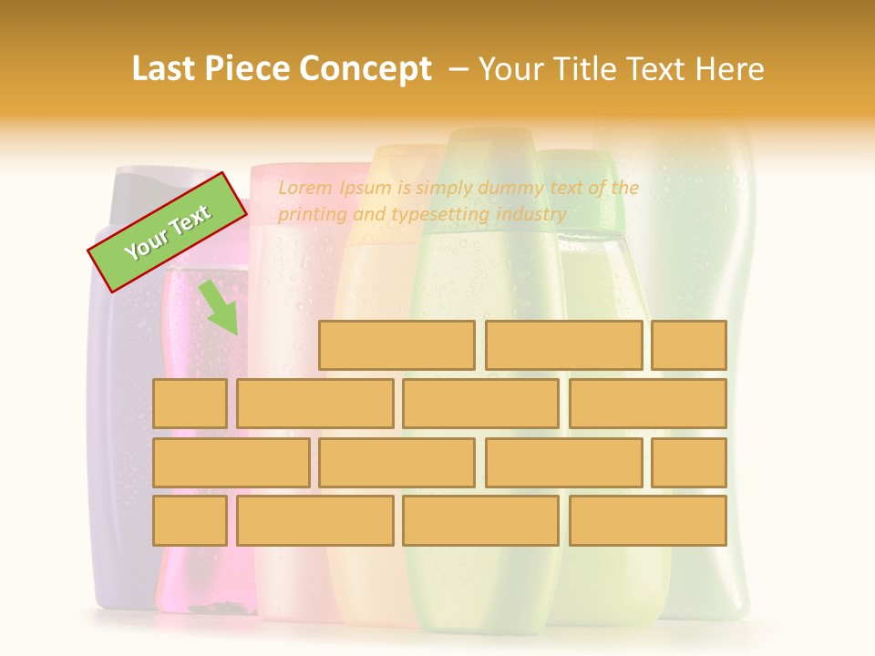 Bottle Liquid Hygiene PowerPoint Template