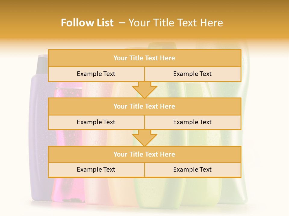 Bottle Liquid Hygiene PowerPoint Template