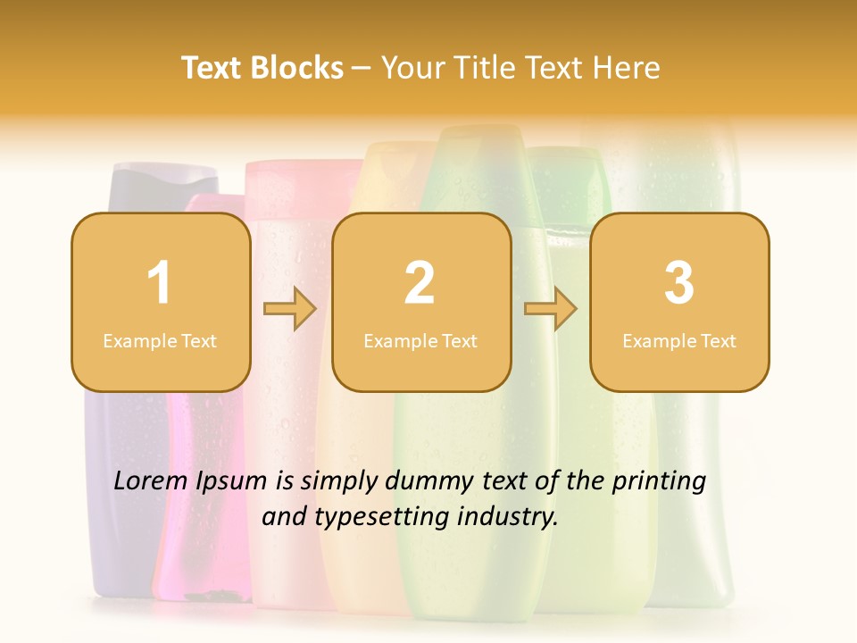 Bottle Liquid Hygiene PowerPoint Template