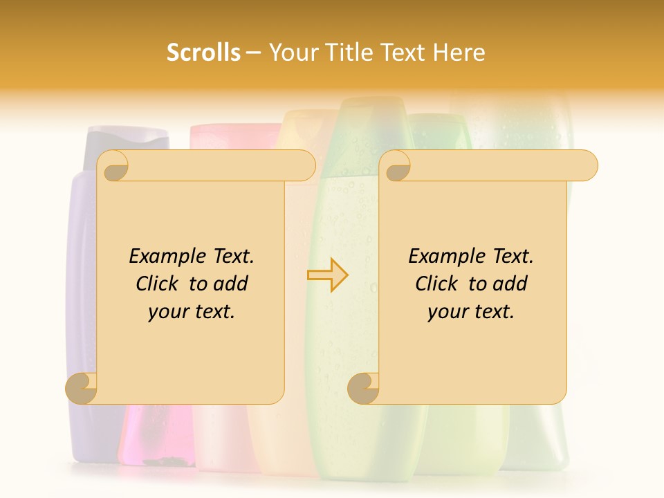 Bottle Liquid Hygiene PowerPoint Template