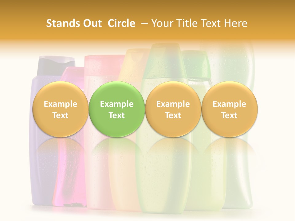 Bottle Liquid Hygiene PowerPoint Template