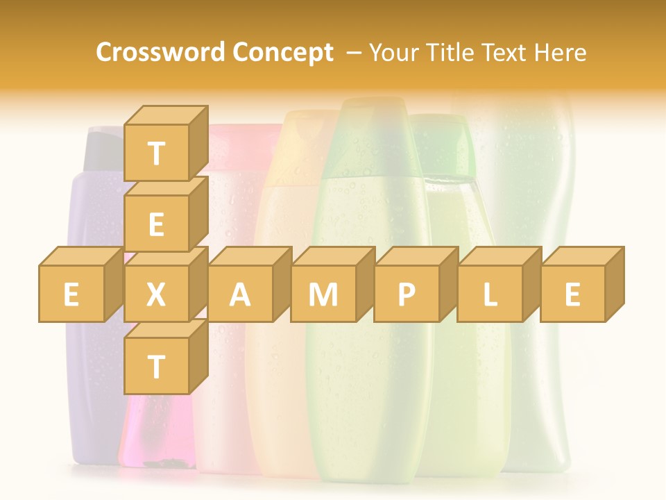 Bottle Liquid Hygiene PowerPoint Template